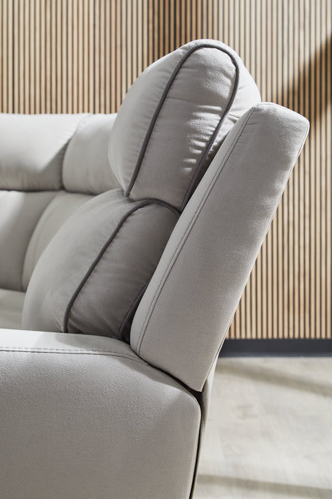 Social Pointe Reclining Sectional with Storage Console - Imperial Furniture (Las Vegas, NV) - Multi Location