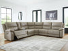 Narwhal Place Reclining Sectional with Storage Console - Imperial Furniture (Las Vegas, NV) - Multi Location