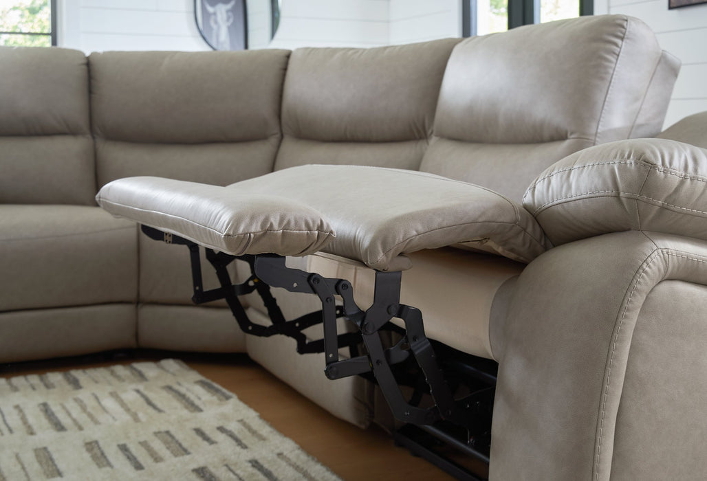 Narwhal Place Reclining Sectional with Storage Console - Imperial Furniture (Las Vegas, NV) - Multi Location