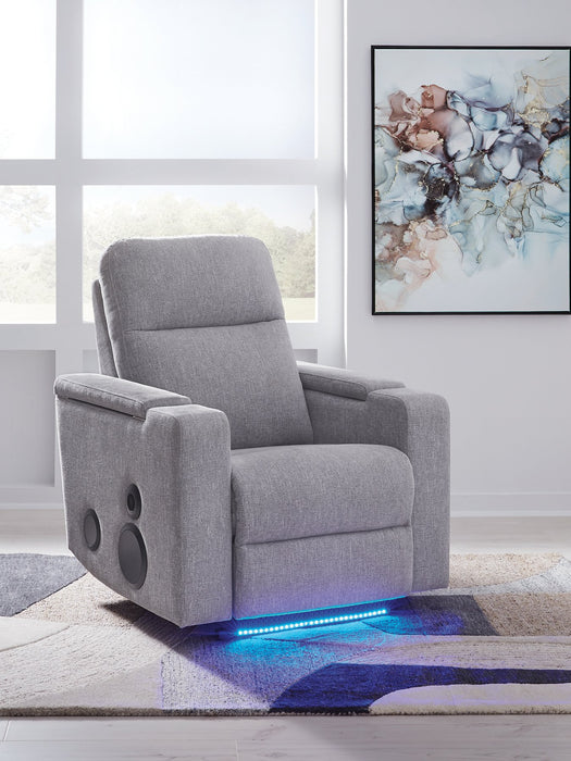 Pineland Power Glider Recliner with Audio System - Imperial Furniture (Las Vegas, NV) - Multi Location
