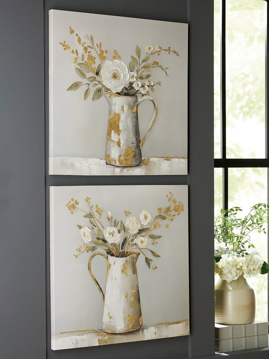 Amoryville Wall Art Set (Set of 2) - Imperial Furniture (Las Vegas, NV) - Multi Location