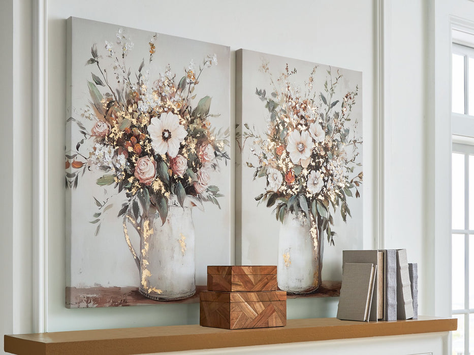 Faisaldon Wall Art (Set of 2) - Imperial Furniture (Las Vegas, NV) - Multi Location