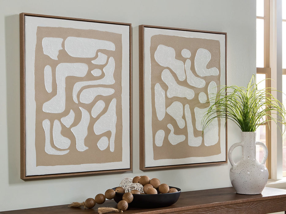 Waldett Wall Art (Set of 2) - Imperial Furniture (Las Vegas, NV) - Multi Location
