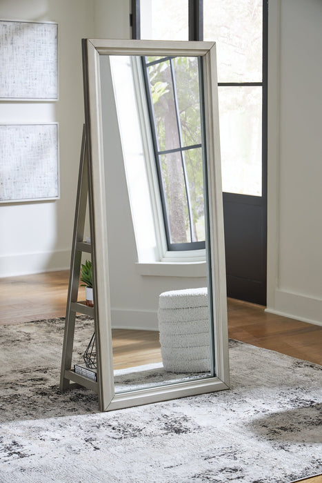 Evesen Floor Standing Mirror/Storage - Imperial Furniture (Las Vegas, NV) - Multi Location