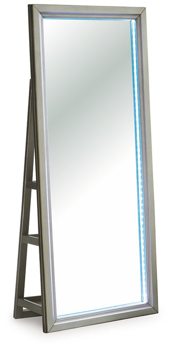 Evesen Floor Standing Mirror/Storage - Imperial Furniture (Las Vegas, NV) - Multi Location