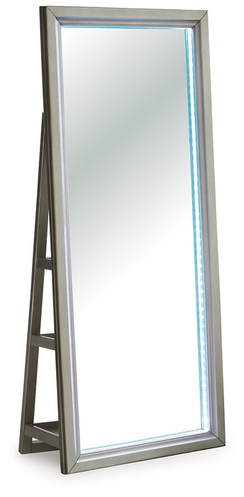 Evesen Floor Standing Mirror/Storage - Imperial Furniture (Las Vegas, NV) - Multi Location