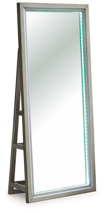 Evesen Floor Standing Mirror/Storage - Imperial Furniture (Las Vegas, NV) - Multi Location
