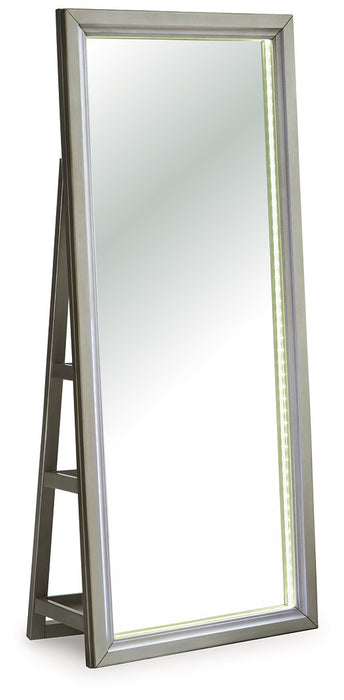 Evesen Floor Standing Mirror/Storage - Imperial Furniture (Las Vegas, NV) - Multi Location
