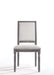 Leventis Cream Linen & Weathered Gray Side Chair - Imperial Furniture (Las Vegas, NV) - Multi Location