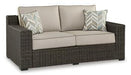 Coastline Bay Outdoor Loveseat with Cushion - Imperial Furniture (Las Vegas, NV) - Multi Location