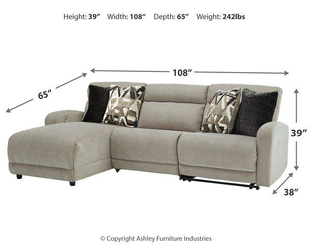 Colleyville Power Reclining Sectional with Chaise - Imperial Furniture (Las Vegas, NV) - Multi Location