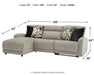 Colleyville Power Reclining Sectional with Chaise - Imperial Furniture (Las Vegas, NV) - Multi Location