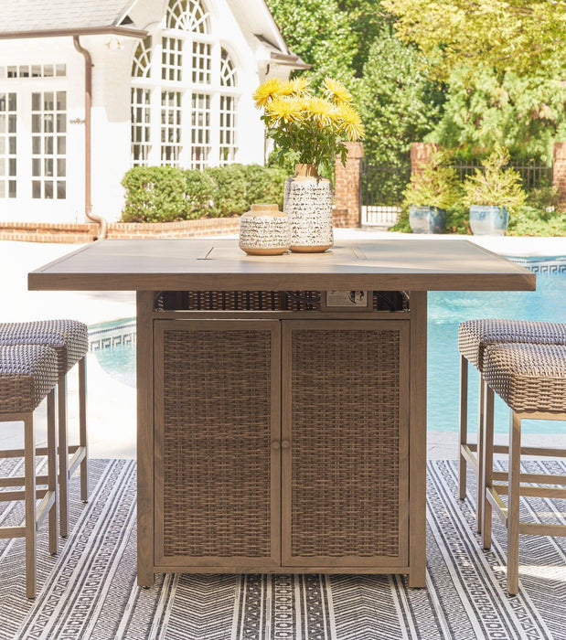 Walton Bridge Outdoor Bar Set - Imperial Furniture (Las Vegas, NV) - Multi Location
