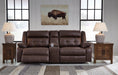 Punch Up Power Reclining Sectional Loveseat with Console - Imperial Furniture (Las Vegas, NV) - Multi Location