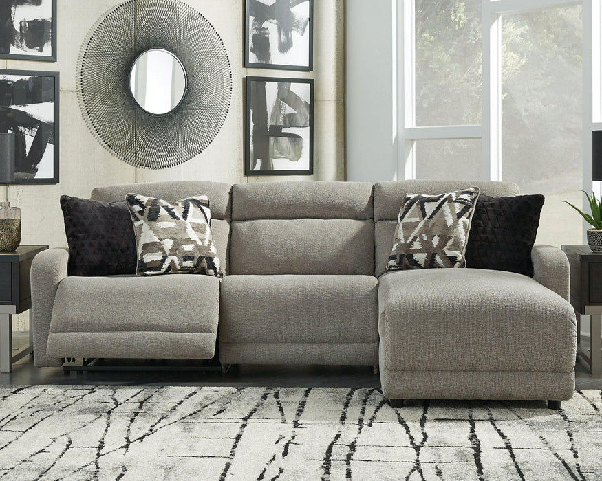 Colleyville Power Reclining Sectional with Chaise - Imperial Furniture (Las Vegas, NV) - Multi Location