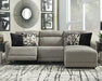 Colleyville Power Reclining Sectional with Chaise - Imperial Furniture (Las Vegas, NV) - Multi Location