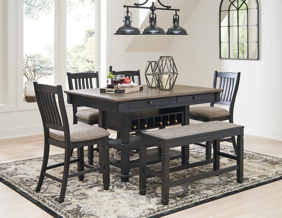 Tyler Creek Counter Height Dining Set - Imperial Furniture (Las Vegas, NV) - Multi Location