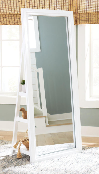 Evesen Floor Standing Mirror/Storage - Imperial Furniture (Las Vegas, NV) - Multi Location