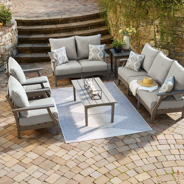 Visola Outdoor Sofa and Loveseat Set - Imperial Furniture (Las Vegas, NV) - Multi Location