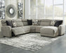 Colleyville Power Reclining Sectional with Chaise - Imperial Furniture (Las Vegas, NV) - Multi Location