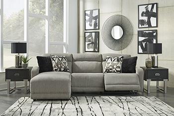 Colleyville Power Reclining Sectional with Chaise - Imperial Furniture (Las Vegas, NV) - Multi Location