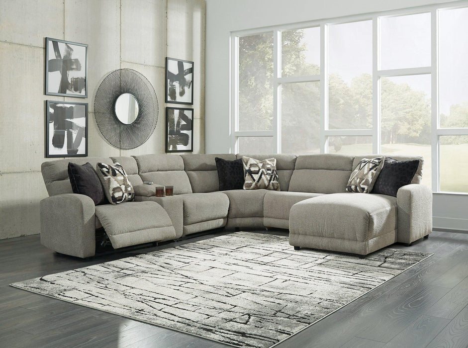 Colleyville Power Reclining Sectional with Chaise - Imperial Furniture (Las Vegas, NV) - Multi Location