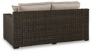 Coastline Bay Outdoor Loveseat with Cushion - Imperial Furniture (Las Vegas, NV) - Multi Location