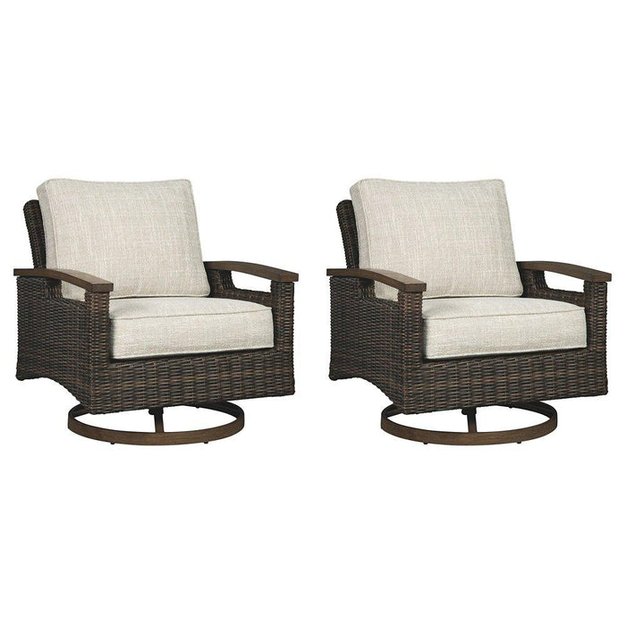 Paradise Trail Outdoor Sofa, Lounge Chairs and Fire Pit Table - Imperial Furniture (Las Vegas, NV) - Multi Location