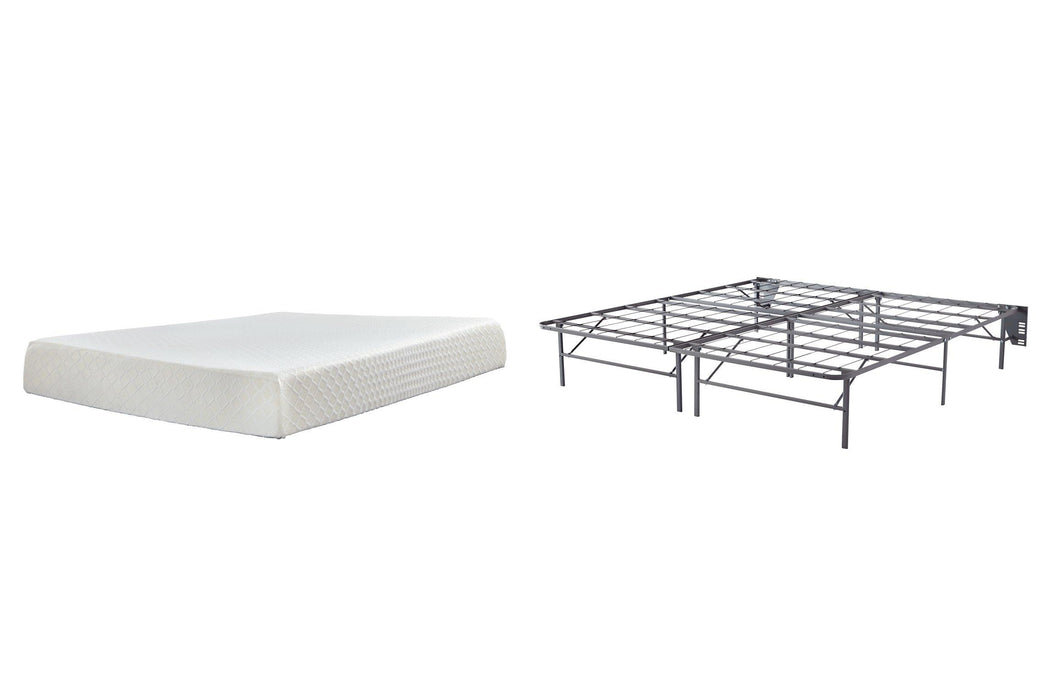 10 Inch Chime Memory Foam Mattress Set - Imperial Furniture (Las Vegas, NV) - Multi Location