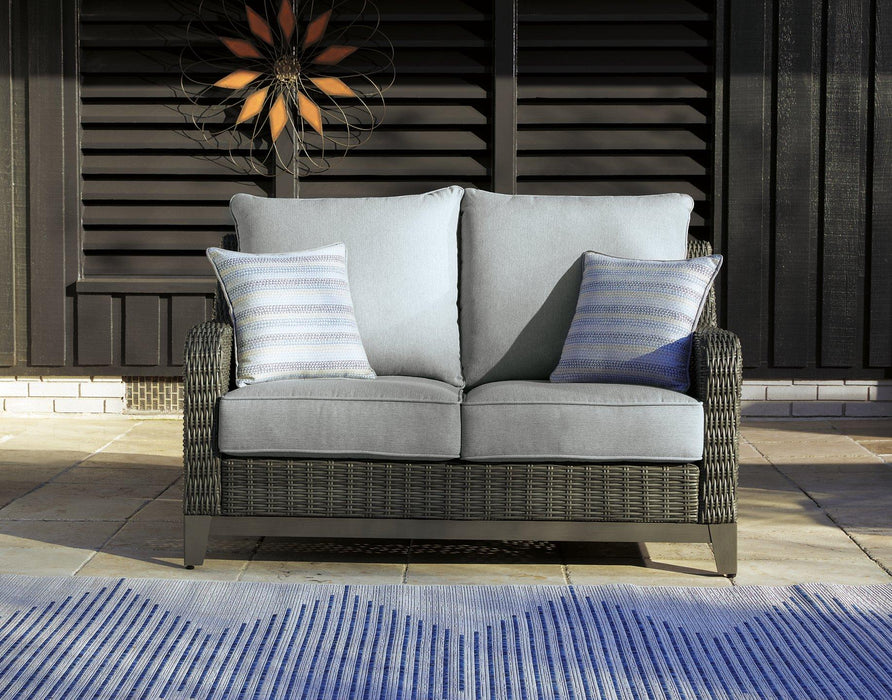 Elite Park Outdoor Loveseat, Lounge Chairs and Cocktail Table - Imperial Furniture (Las Vegas, NV) - Multi Location