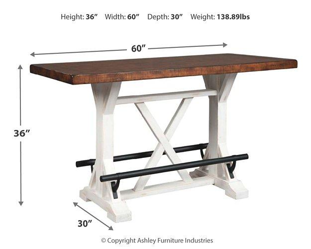 Valebeck Counter Height Dining Table - Imperial Furniture (Las Vegas, NV) - Multi Location