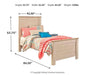 Willowton Bedroom Set - Imperial Furniture (Las Vegas, NV) - Multi Location