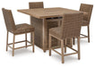 Walton Bridge Outdoor Bar Set - Imperial Furniture (Las Vegas, NV) - Multi Location