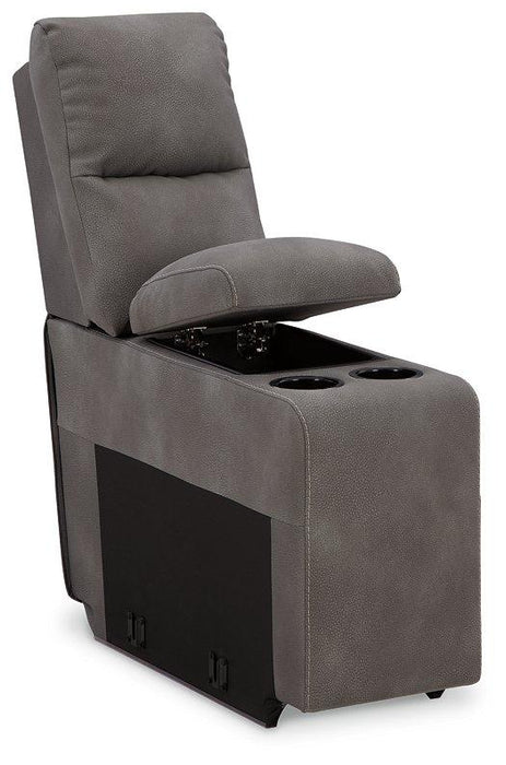 Next-Gen DuraPella Power Reclining Sectional Loveseat with Console - Imperial Furniture (Las Vegas, NV) - Multi Location