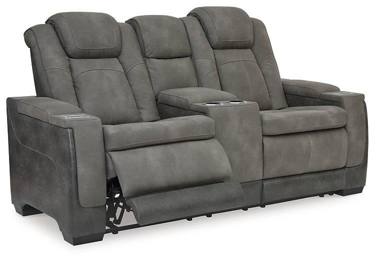 Next-Gen DuraPella Power Reclining Loveseat with Console - Imperial Furniture (Las Vegas, NV) - Multi Location
