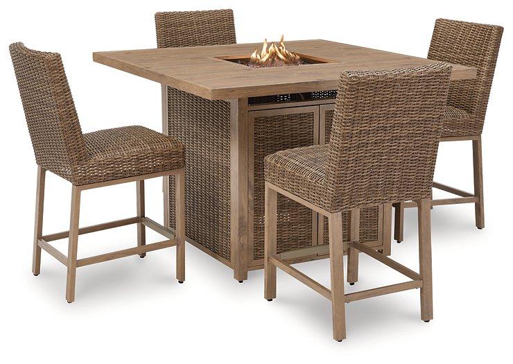 Walton Bridge Outdoor Bar Set - Imperial Furniture (Las Vegas, NV) - Multi Location