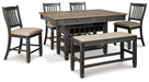 Tyler Creek Counter Height Dining Set - Imperial Furniture (Las Vegas, NV) - Multi Location