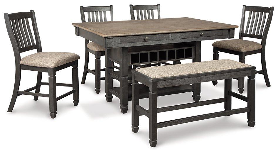 Tyler Creek Counter Height Dining Set - Imperial Furniture (Las Vegas, NV) - Multi Location
