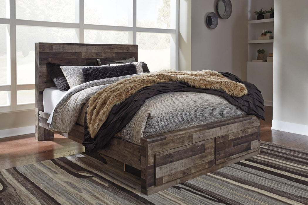Derekson Bed with 2 Side Storage - Imperial Furniture (Las Vegas, NV) - Multi Location