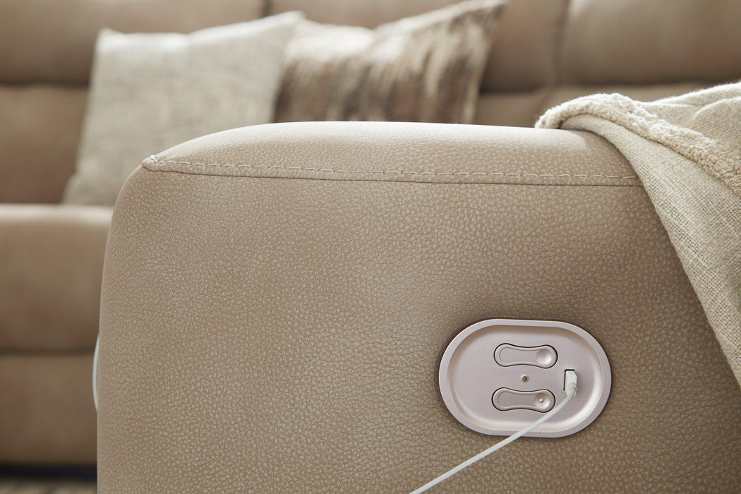 Next-Gen DuraPella Power Reclining Sectional Loveseat - Imperial Furniture (Las Vegas, NV) - Multi Location