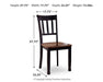 Owingsville Dining Chair Set - Imperial Furniture (Las Vegas, NV) - Multi Location