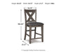 Caitbrook Counter Height Dining Set - Imperial Furniture (Las Vegas, NV) - Multi Location