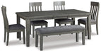 Hallanden Dining Room Set - Imperial Furniture (Las Vegas, NV) - Multi Location
