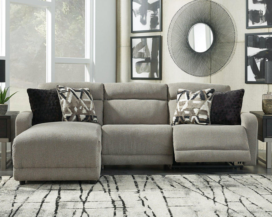 Colleyville Power Reclining Sectional with Chaise - Imperial Furniture (Las Vegas, NV) - Multi Location
