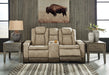 Next-Gen DuraPella Power Reclining Loveseat with Console - Imperial Furniture (Las Vegas, NV) - Multi Location