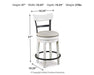 Valebeck Counter Height Bar Stool - Imperial Furniture (Las Vegas, NV) - Multi Location