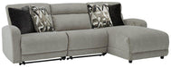 Colleyville Power Reclining Sectional with Chaise - Imperial Furniture (Las Vegas, NV) - Multi Location