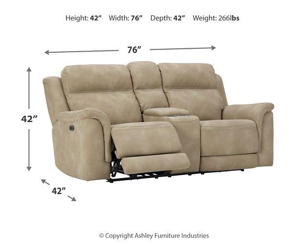 Next-Gen DuraPella Power Reclining Loveseat with Console - Imperial Furniture (Las Vegas, NV) - Multi Location