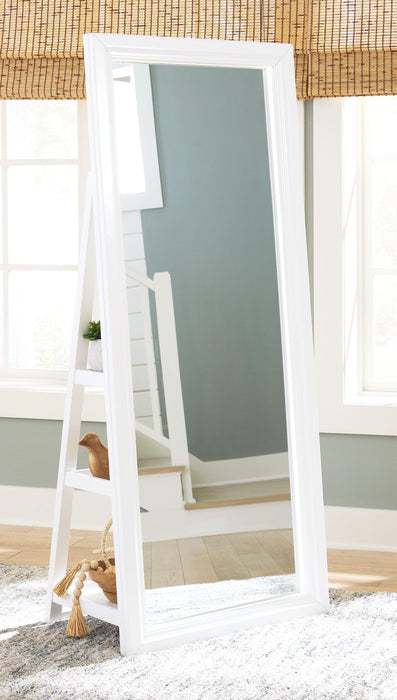 Evesen Floor Standing Mirror/Storage - Imperial Furniture (Las Vegas, NV) - Multi Location