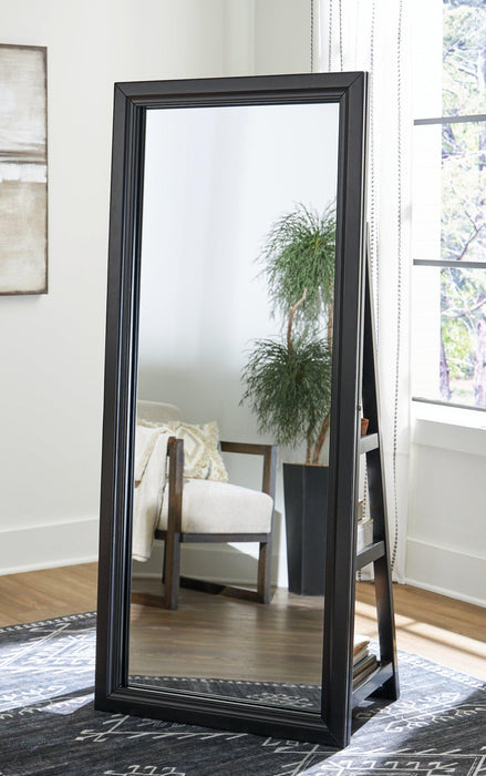 Evesen Floor Standing Mirror/Storage - Imperial Furniture (Las Vegas, NV) - Multi Location